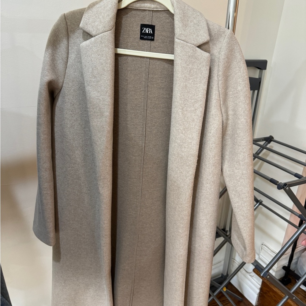 Zara Women's Cream Coat